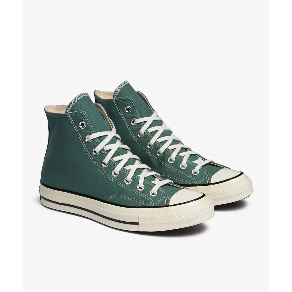 NEW CONVERSE women's chuck 70 hi sneakers in green - Picture 2 of 2